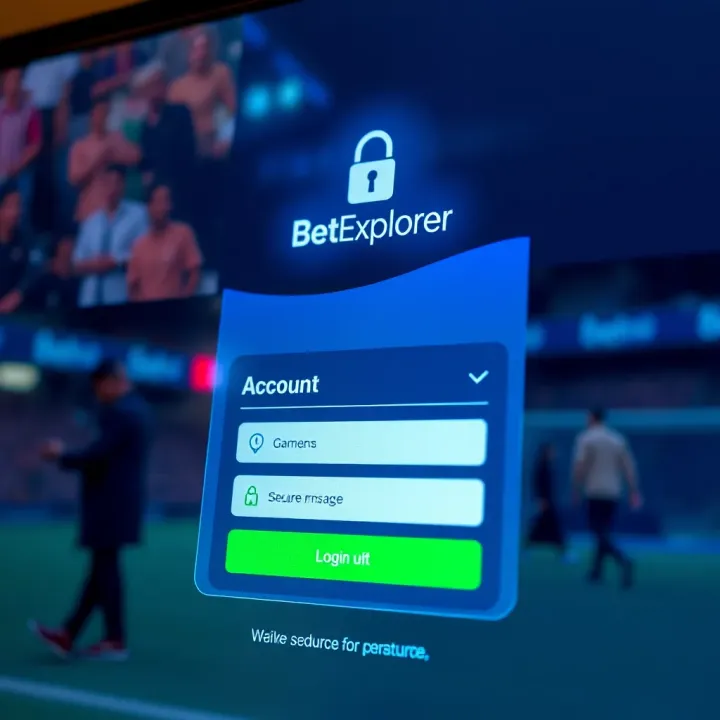 User registering on BetExplorer platform with a digital device