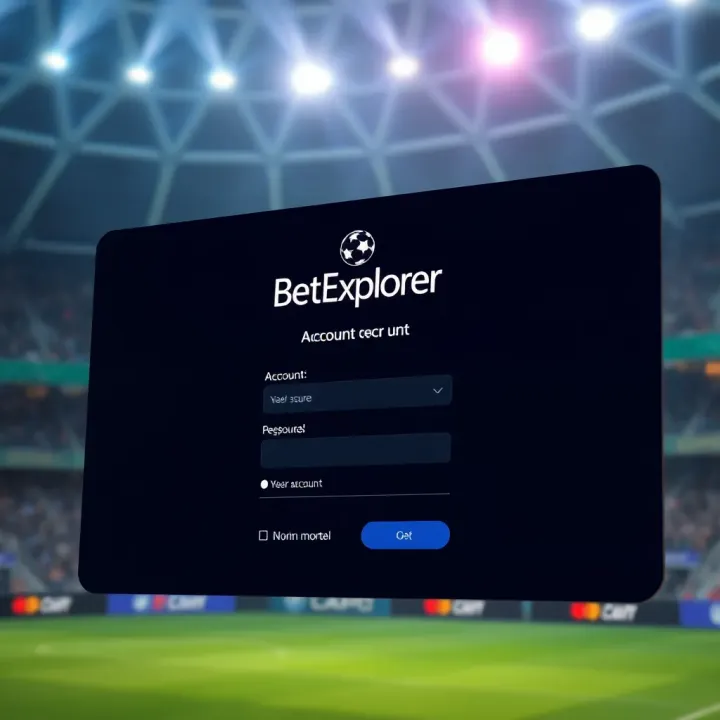 Mobile phone screen displaying BetExplorer app interface with live sports betting options