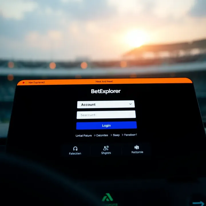 User navigating BetExplorer app on smartphone with highlighted betting features