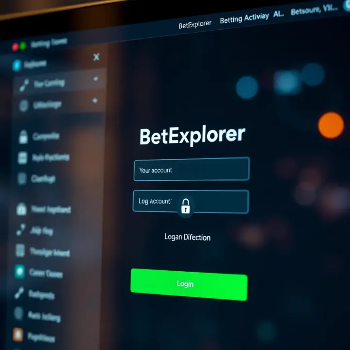 Smartphone displaying BetExplorer app interface with sports betting options