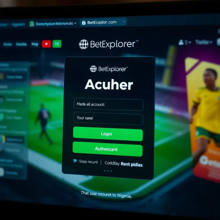 User navigating account management options within BetExplorer mobile app on a smartphone