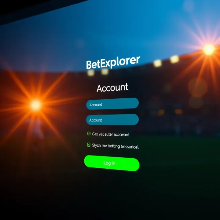 User interface displaying BetExplorer registration form with fields for personal details