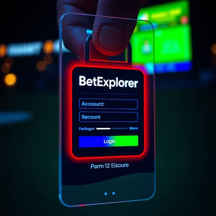 Screenshot of Betexplorer registration page showing user input fields on a laptop screen
