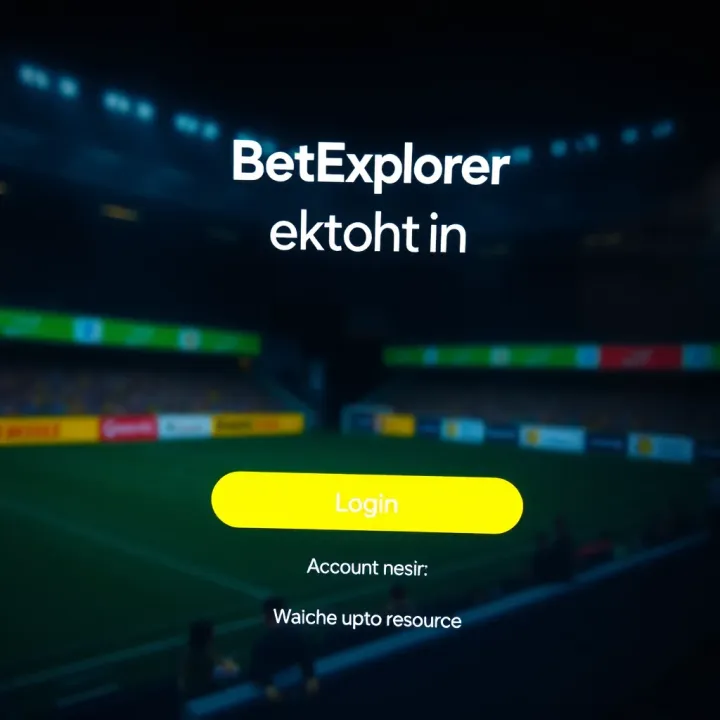 Dashboard view of BetExplorer showing account settings and navigation options